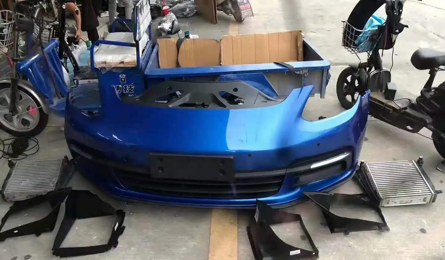 porsche 971 nose cut