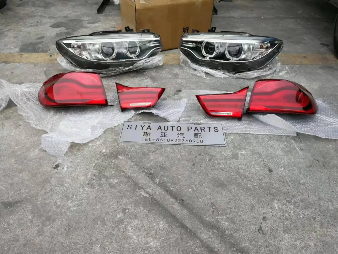 BMW M4 headlight taillight 1 set