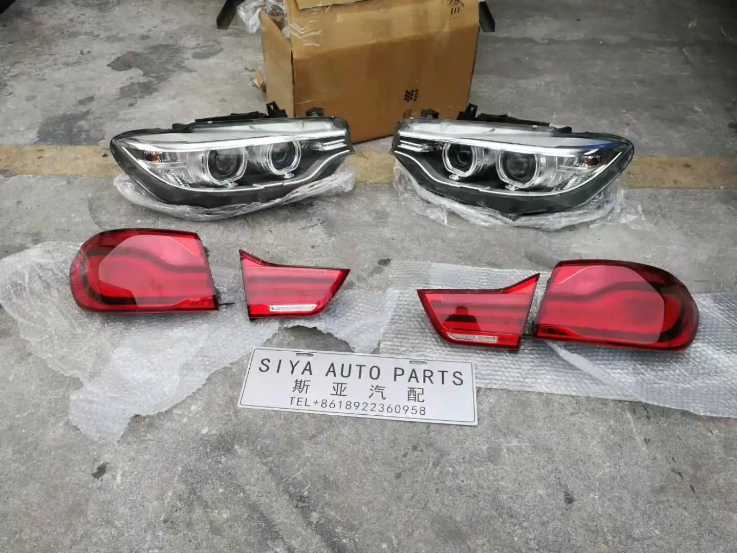 BMW M4 headlight taillight 1 set
