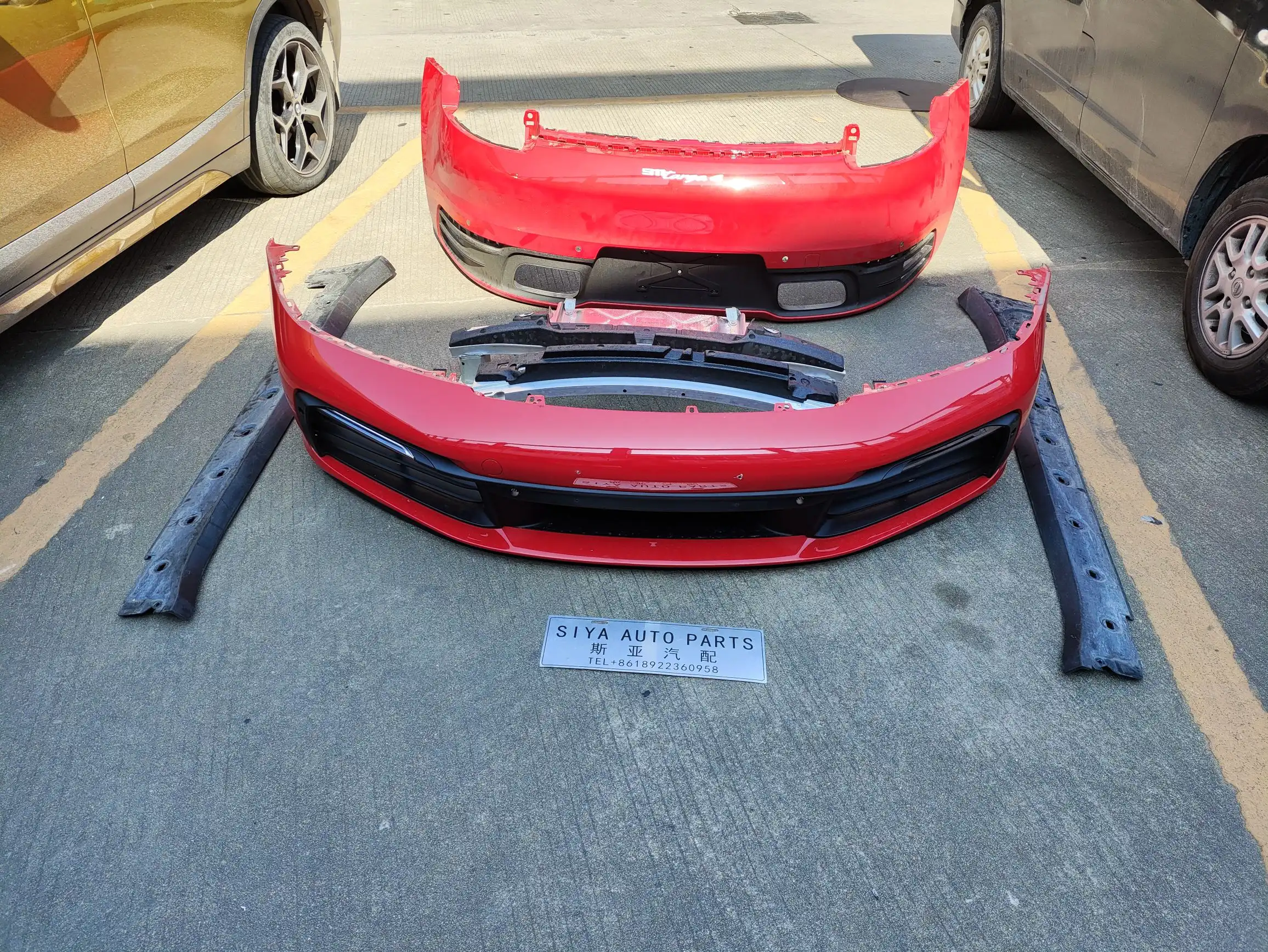 Porsche 992 front and rear bumper