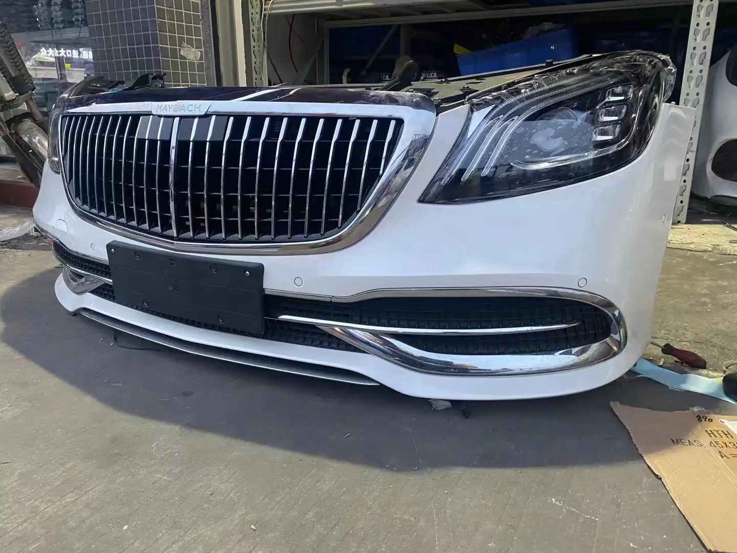 Mercedes benz W222 nose cut