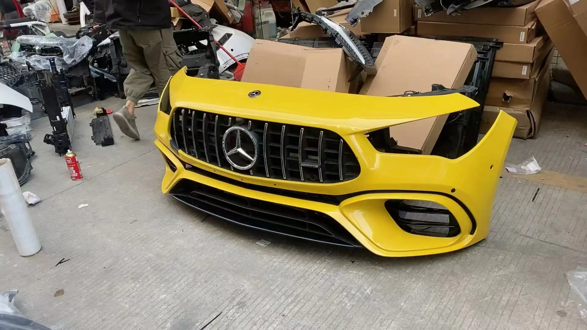 Mercedes benz W118 AMG nose cut
