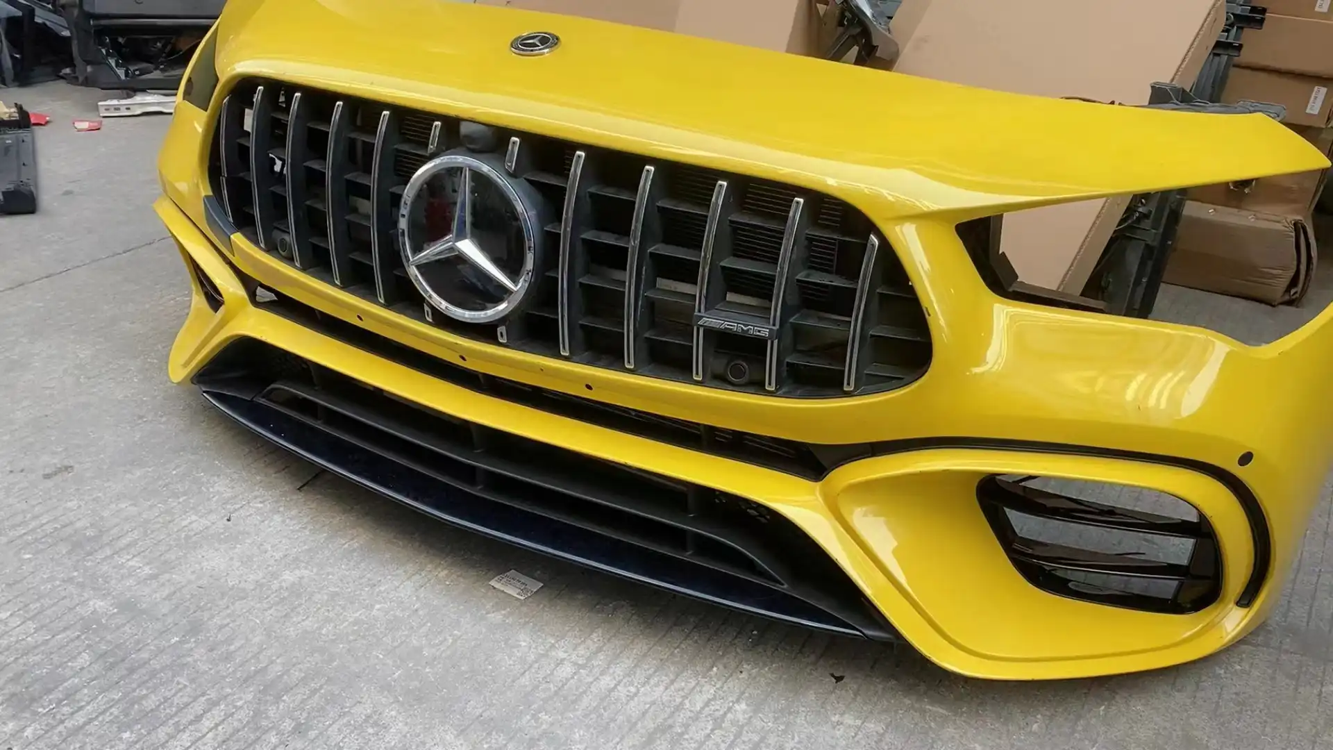 Mercedes benz W118 AMG nose cut