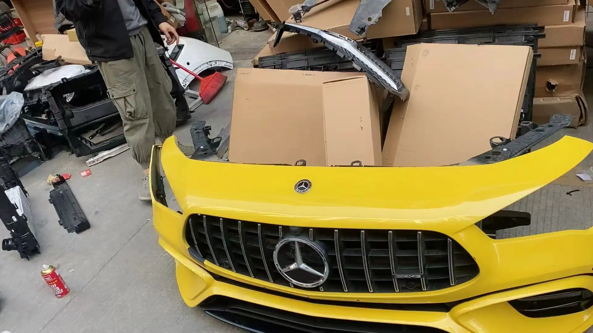 Mercedes benz W118 AMG nose cut