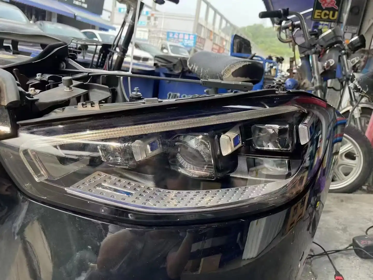 Mercedes benz W223 nose cut