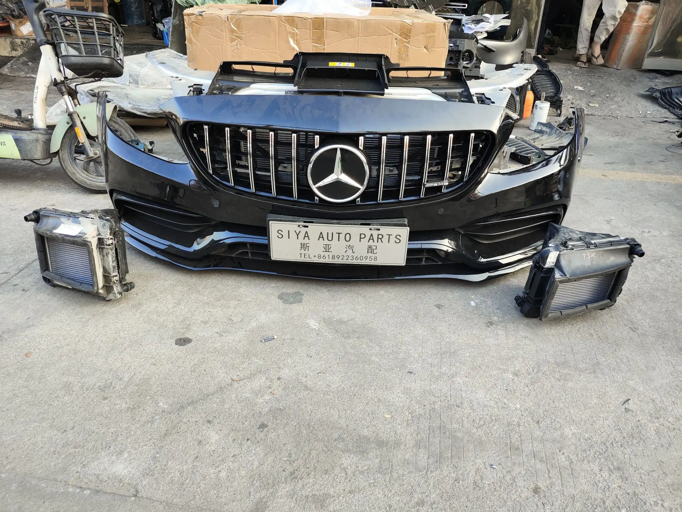 Mercedes benz W205 AMG c63 nose cut