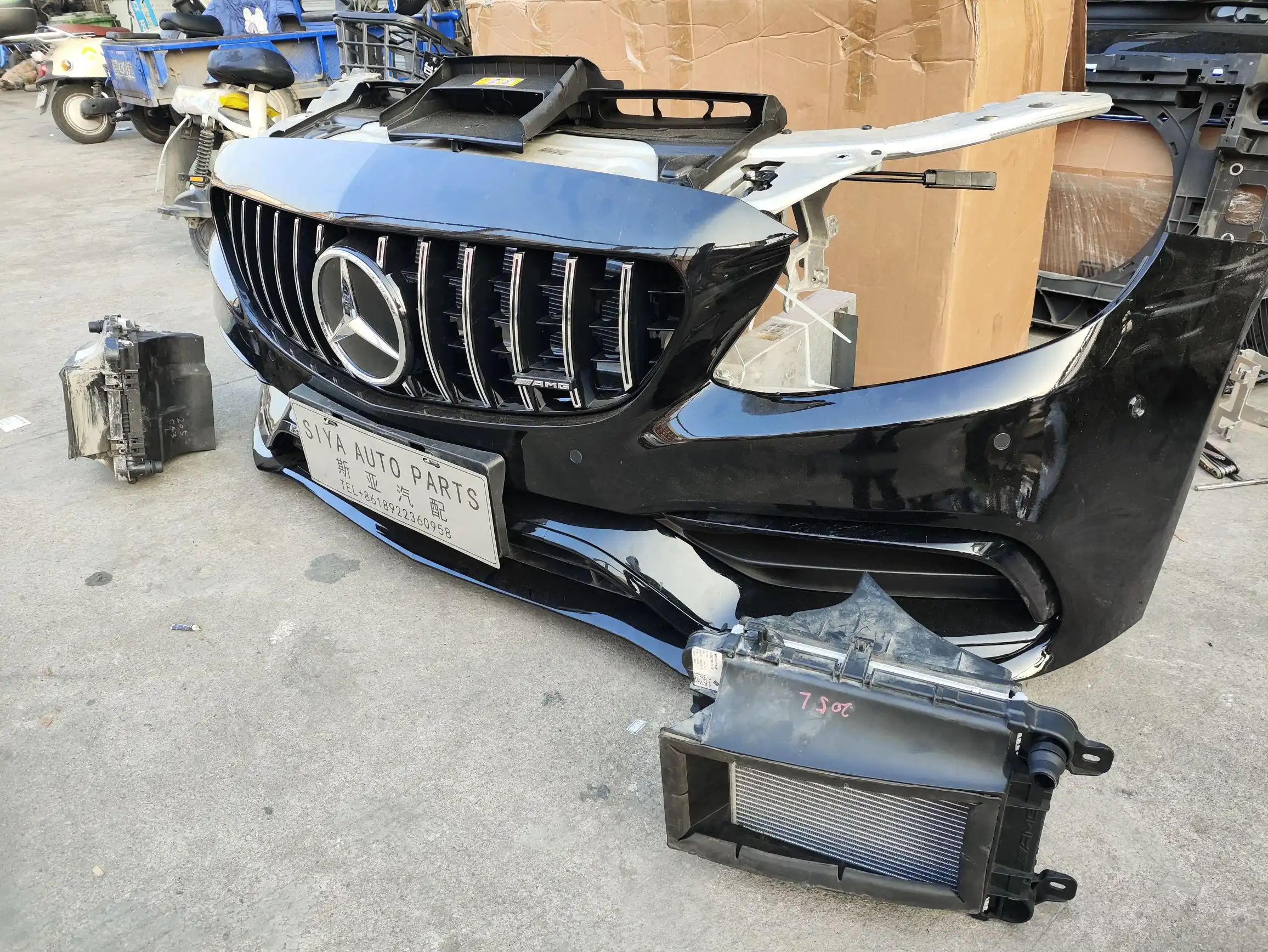 Mercedes benz W205 AMG c63 nose cut