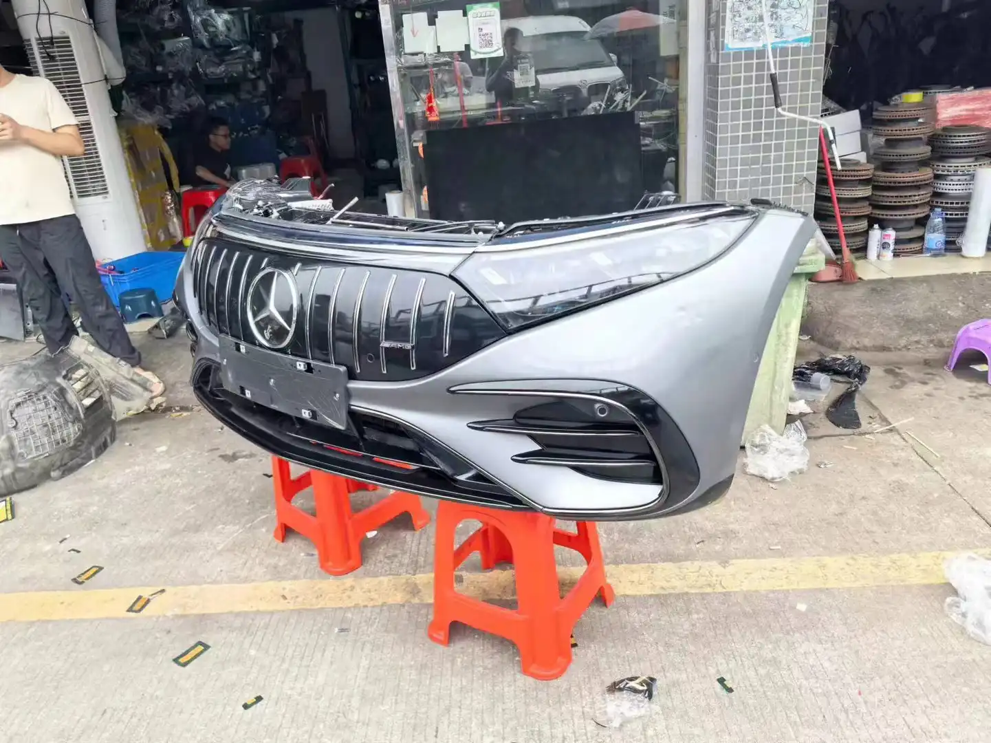 Mercedes benz W297 EQS AMG 53 nose cut