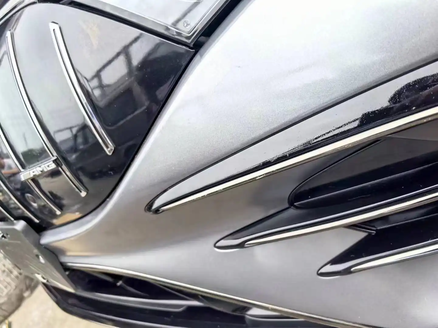 Mercedes benz W297 EQS AMG 53 nose cut