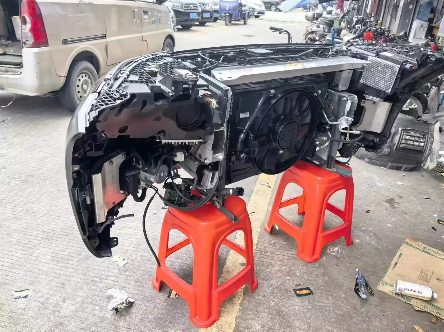 Mercedes benz W297 EQS AMG 53 nose cut