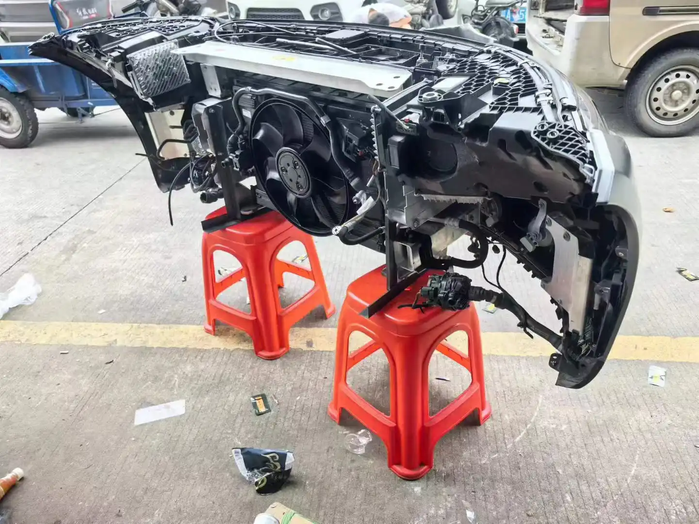 Mercedes benz W297 EQS AMG 53 nose cut