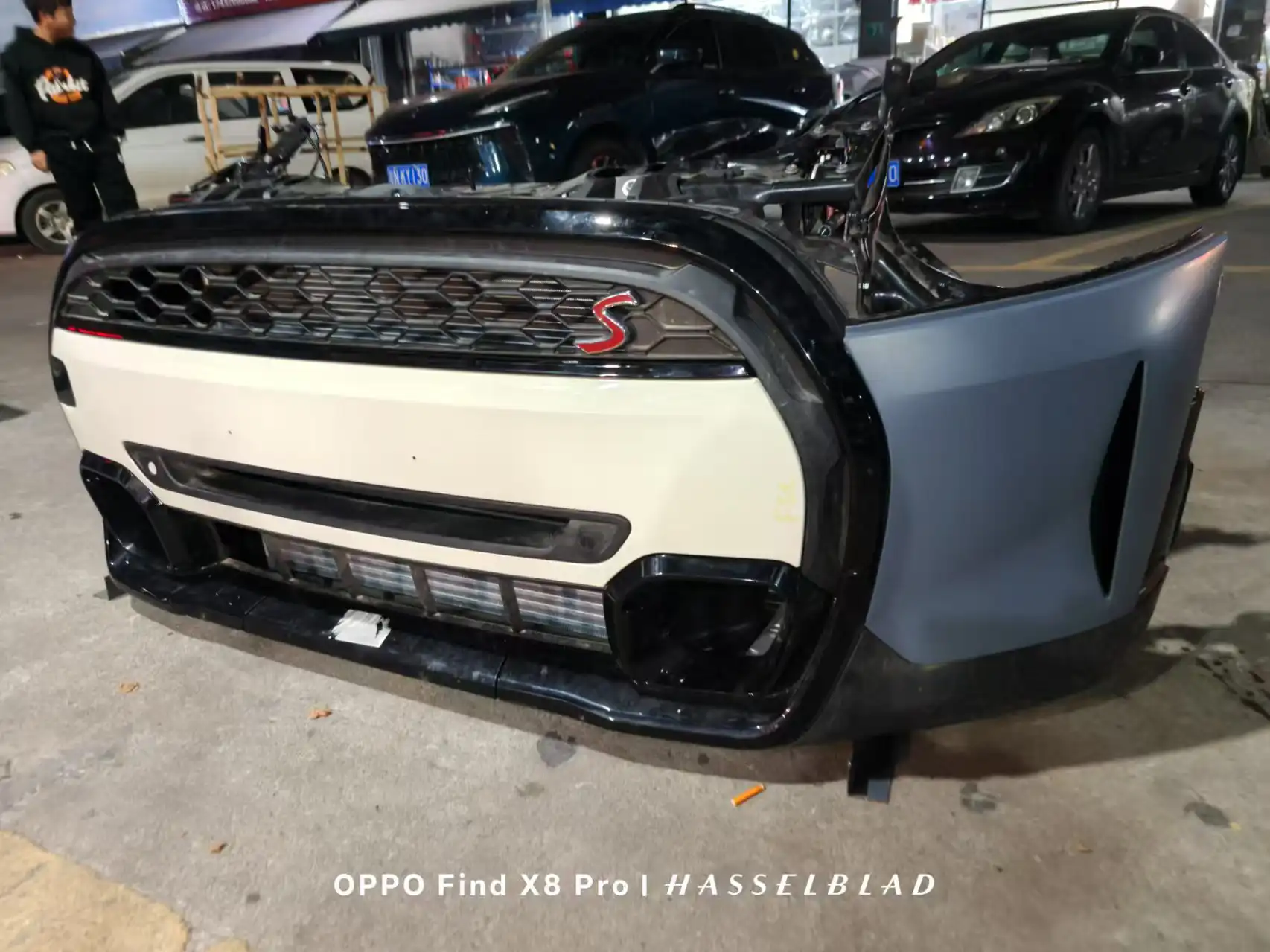 BMW F56 mini Cooper nose cut