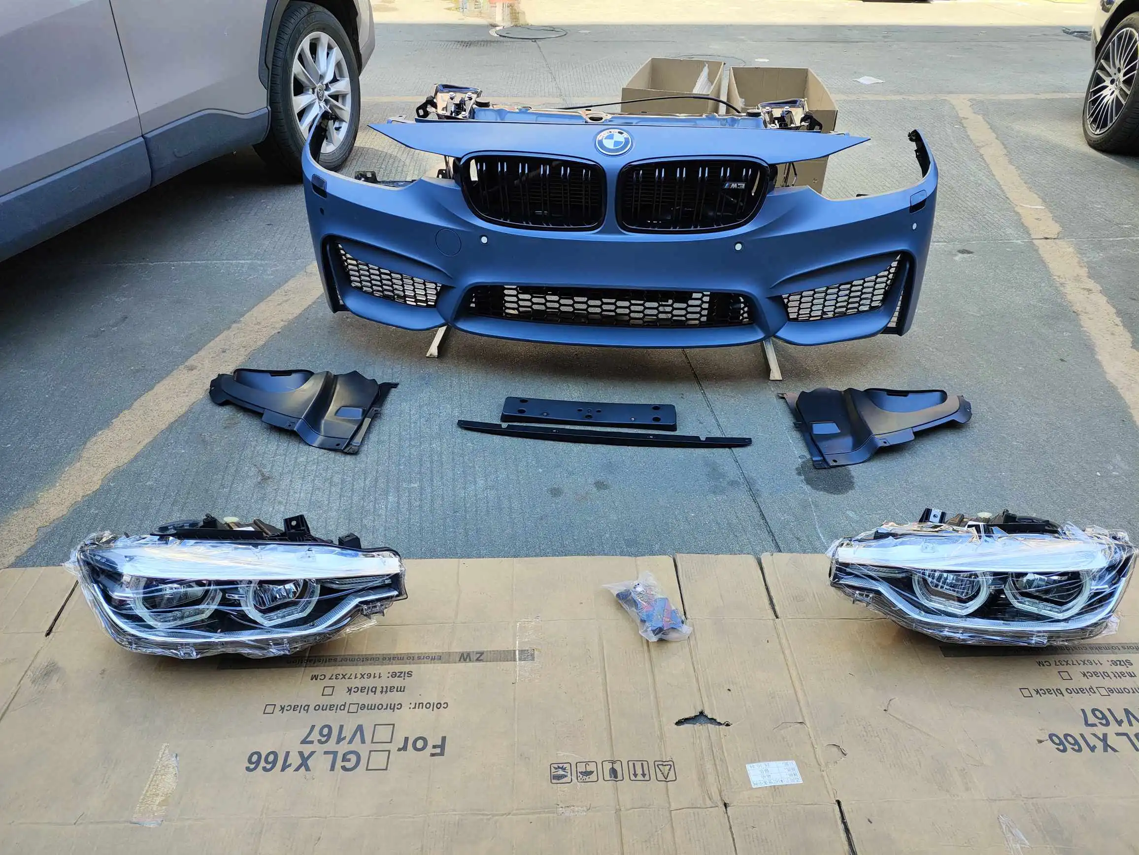BMW F30 F35 nose cut