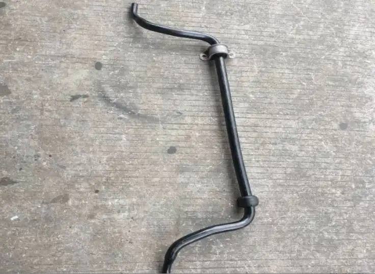 Tubular torsion bar with bearing front